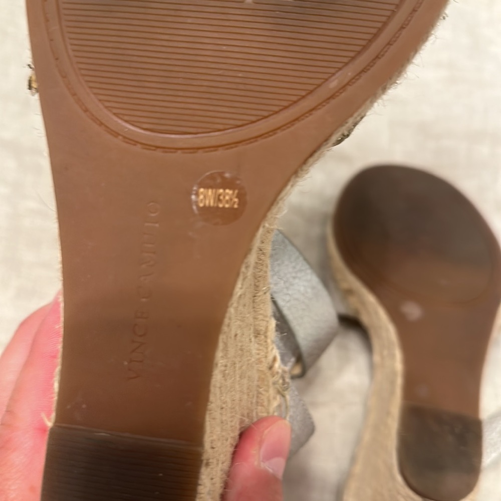 Vince Camuto “Leera” Soft Leather Espadrilles Size 8 - Picture 7 of 8